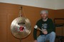 Our newest member, Jay Calloway, rang the gong at the Haiti food project when specific goals were met.